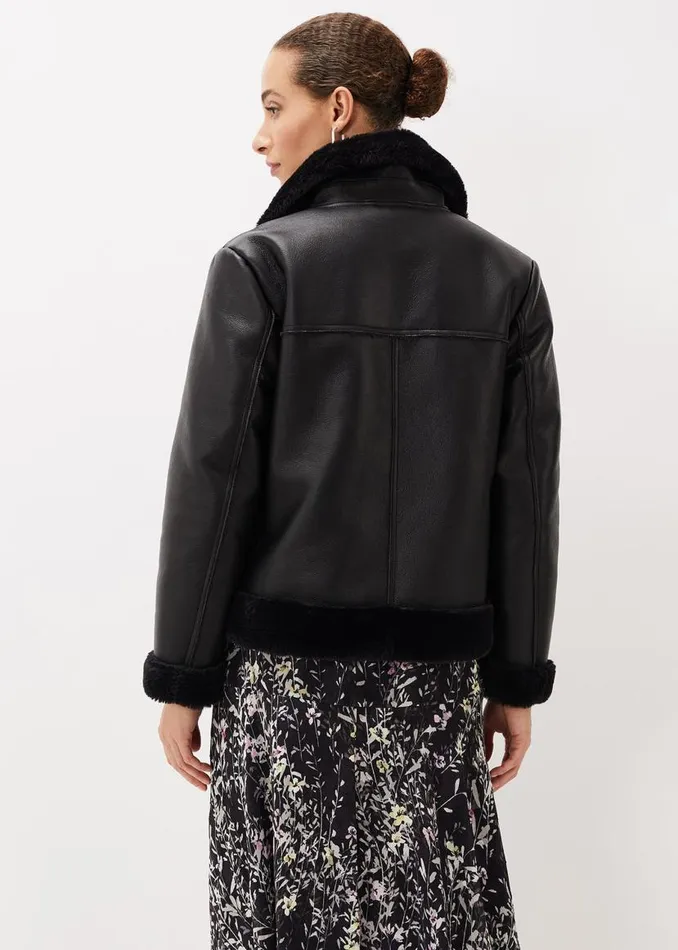 Phase Eight Jackets Kya Aviator Jacket Black 8211 Women