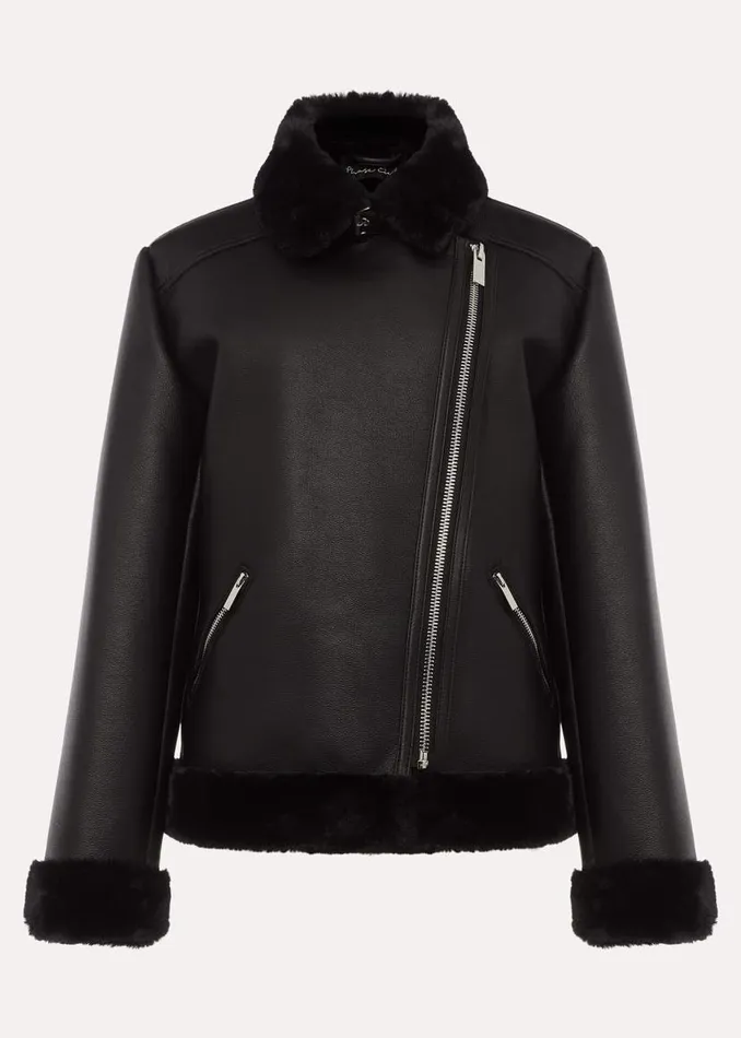 Phase Eight Jackets Kya Aviator Jacket Black 8211 Women