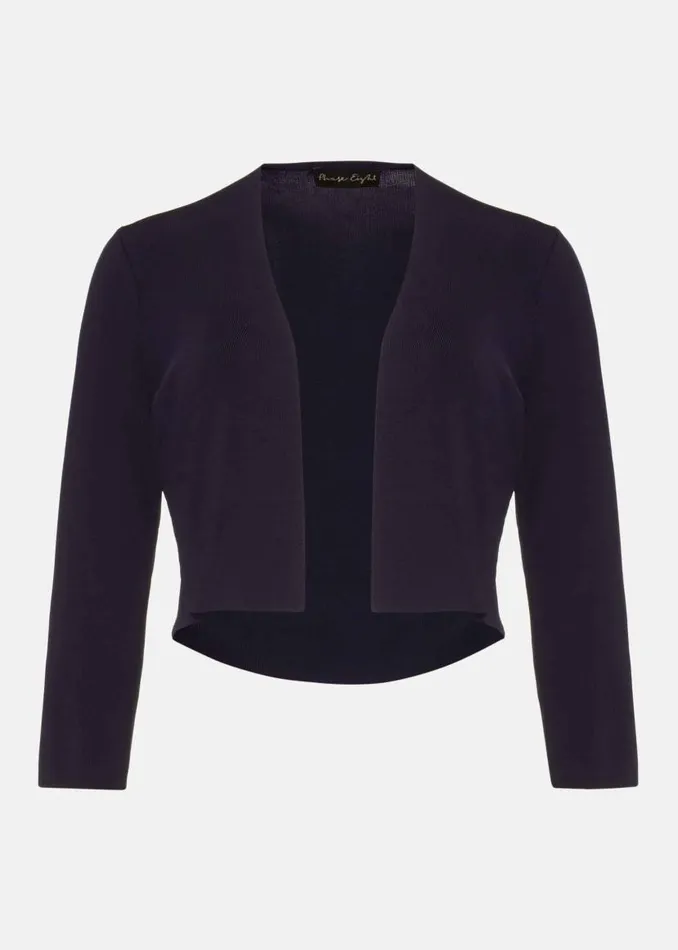 Phase Eight Jackets Salma Lightweight Knitted Jacket Navy 8211 Women