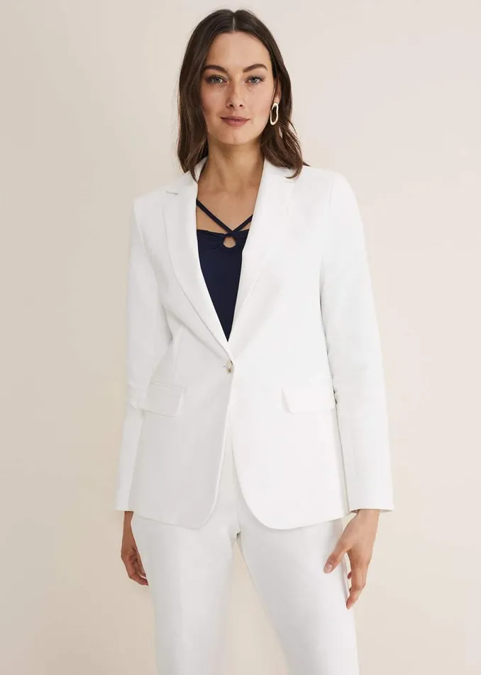 Phase Eight Jackets Ulrica White Blazer White 8211 Women