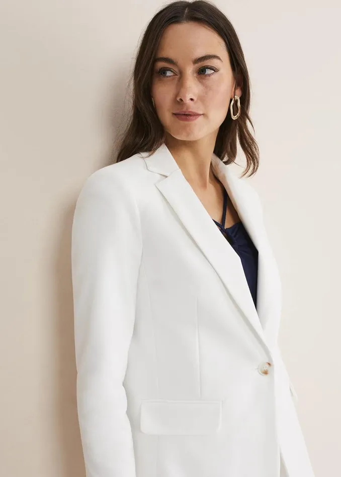 Phase Eight Jackets Ulrica White Blazer White 8211 Women