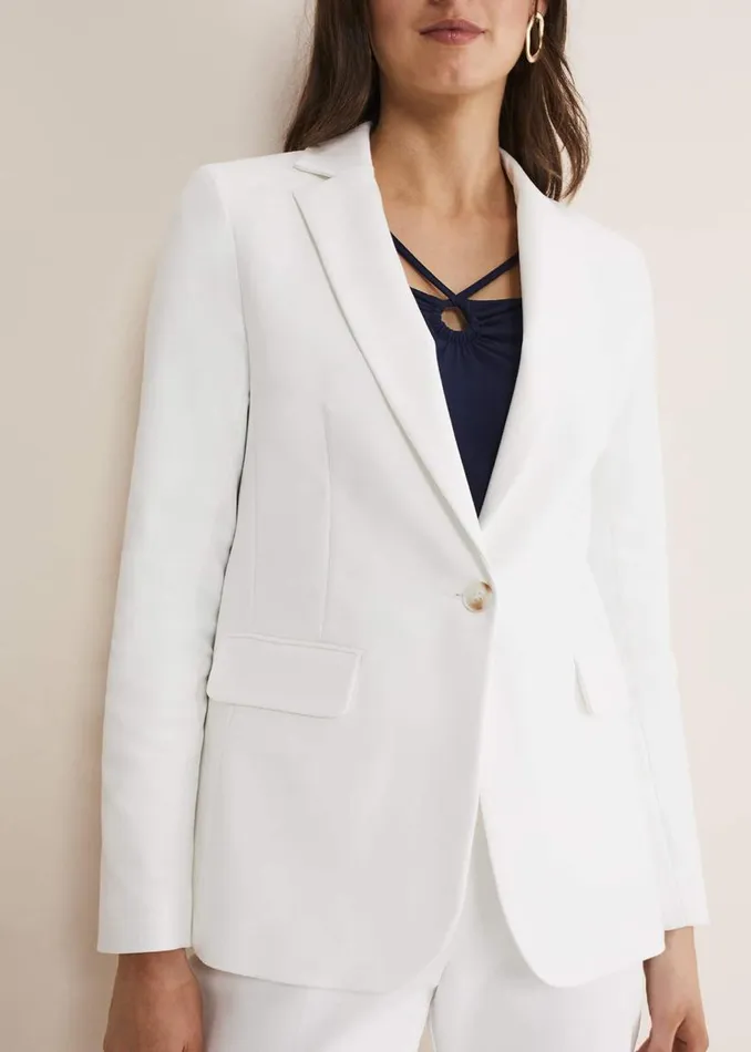 Phase Eight Jackets Ulrica White Blazer White 8211 Women