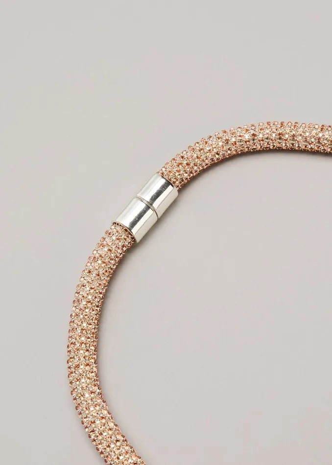 Phase Eight Jewellery Lizzie Sparkle Necklace Rose Gold 8211 Women