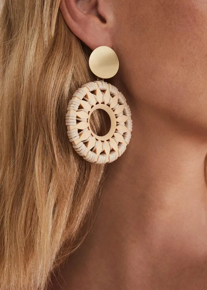Phase Eight Jewellery Pattern Drop Earrings Neutral 8211 Women