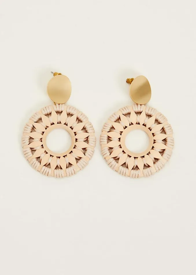 Phase Eight Jewellery Pattern Drop Earrings Neutral 8211 Women