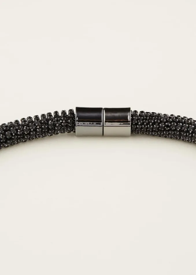 Phase Eight Jewellery Sparkle Necklace Black 8211 Women