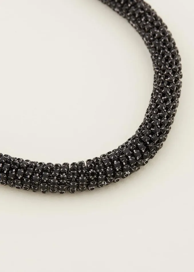 Phase Eight Jewellery Sparkle Necklace Black 8211 Women