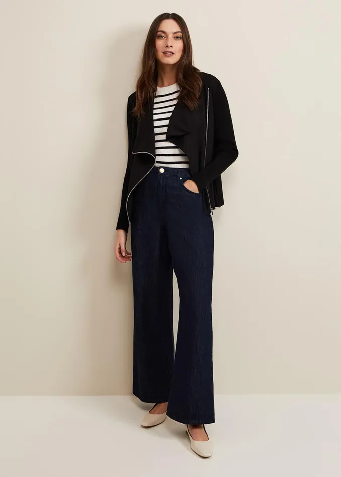 Phase Eight Knitwear Frankie Knit Jacket Black 8211 Women