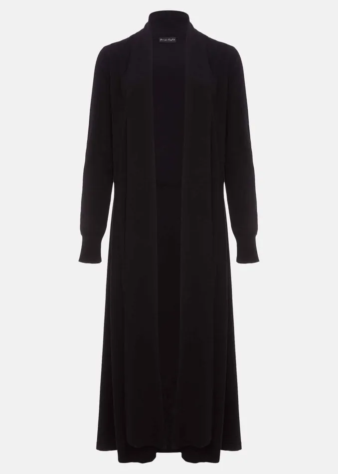 Phase Eight Knitwear Lili Fine Knit Maxi Cardigan Black 8211 Women
