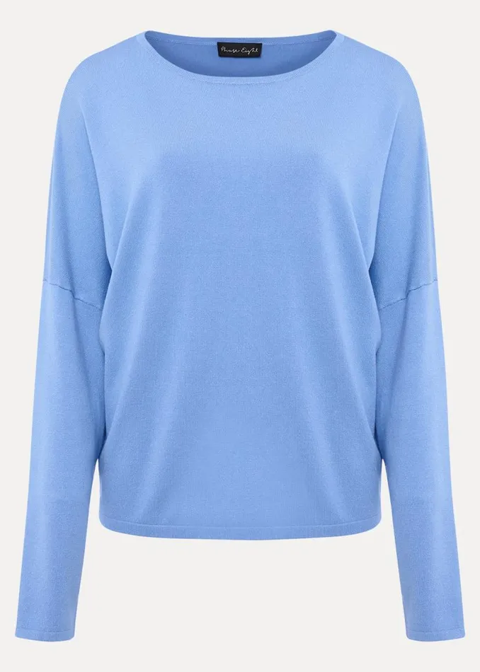 Phase Eight Knitwear Olivian Fine Knit Jumper Cornflower 8211 Women