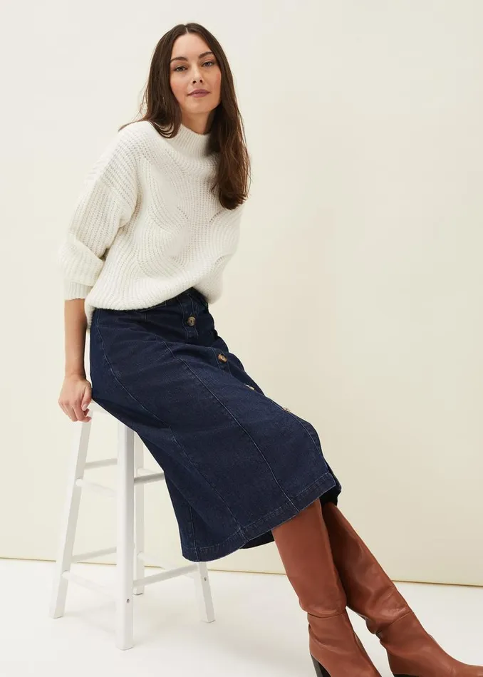 Phase Eight Knitwear Ruby Fluffy Decorative Open Stitch Jumper White 8211 Women Phase Eight Knitwear Ruby Fluffy Decorative Open Stitch Jumper White 8211 Women