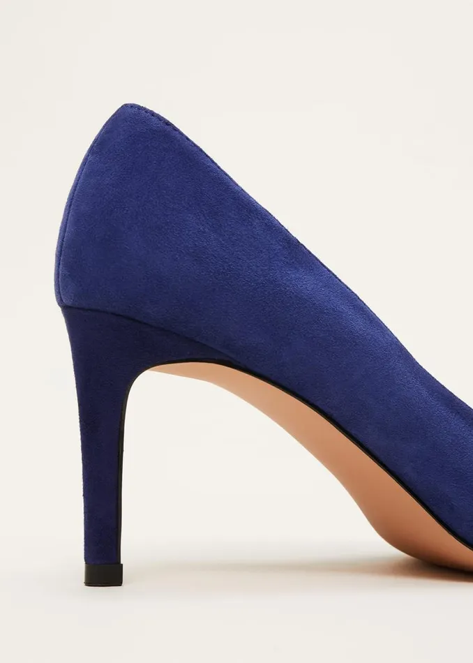 Phase Eight Occasion Shoes Bow Front Court Shoe Deep Ocean 8211 Women