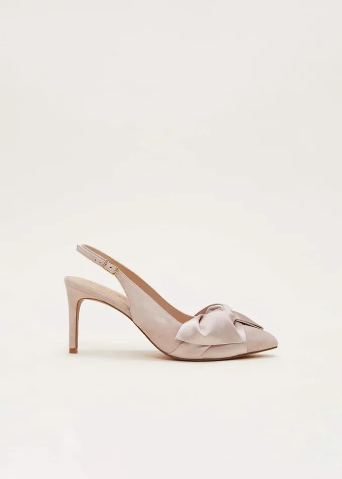 Phase Eight Occasion Shoes Twist Front Slingback Shoe Latte 8211 Women