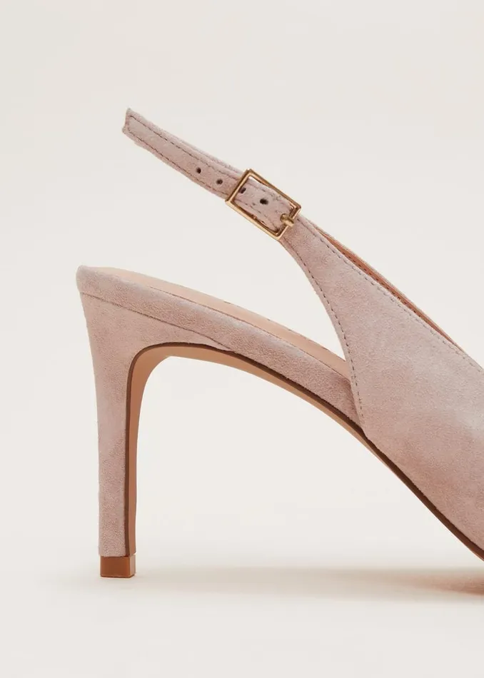 Phase Eight Occasion Shoes Twist Front Slingback Shoe Latte 8211 Women