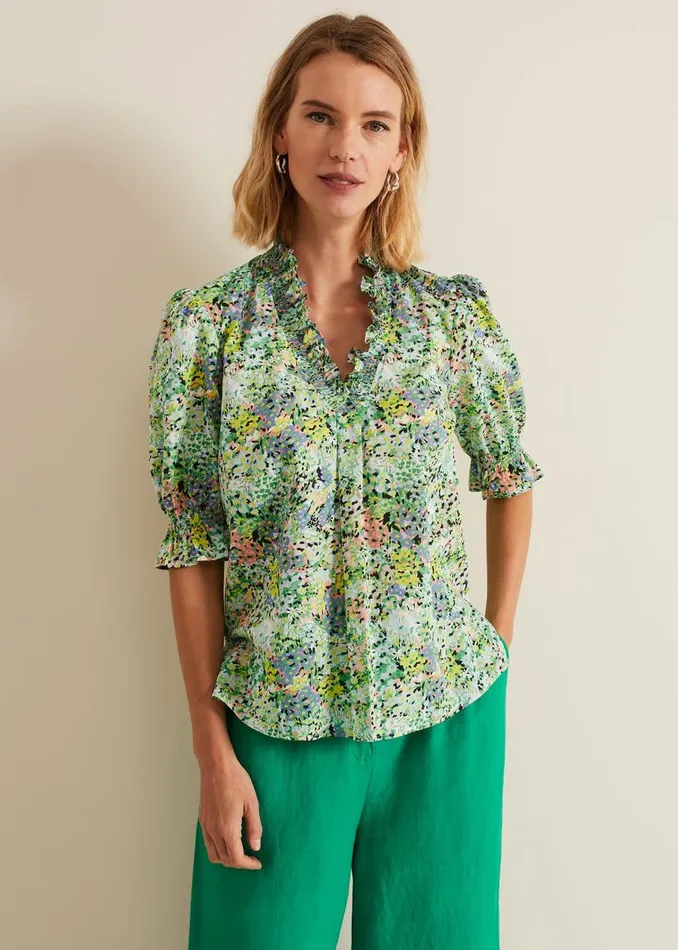 Phase Eight Shirts and Blouses Izara Printed Blouse Multicoloured 8211 Women Phase Eight Shirts and Blouses Izara Printed Blouse Multicoloured 8211 Women