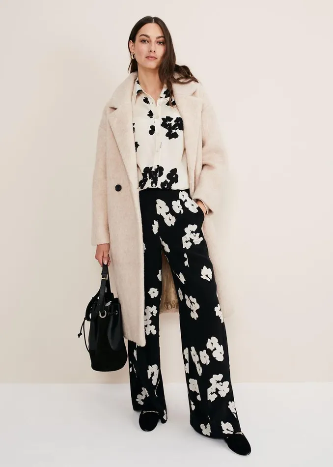 Phase Eight Shirts and Blouses Rae Floral Longline Shirt Blackivory 8211 Women Phase Eight Shirts and Blouses Rae Floral Longline Shirt Blackivory 8211 Women