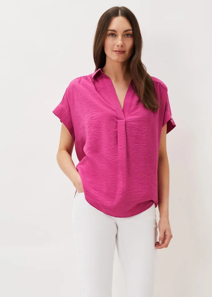 Phase Eight Shirts and Blouses Thea Shirt Magenta 8211 Women