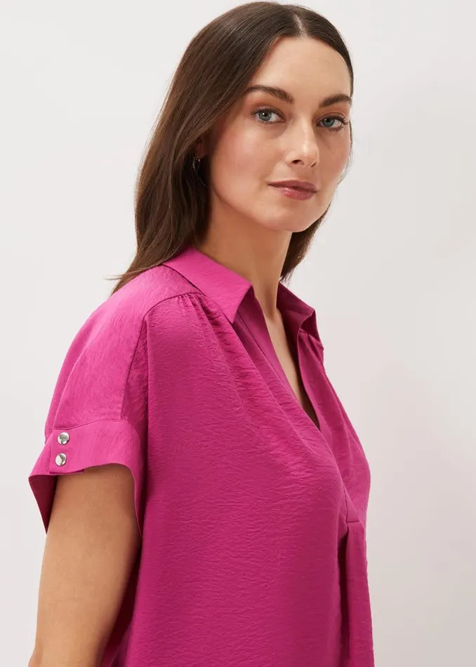 Phase Eight Shirts and Blouses Thea Shirt Magenta 8211 Women