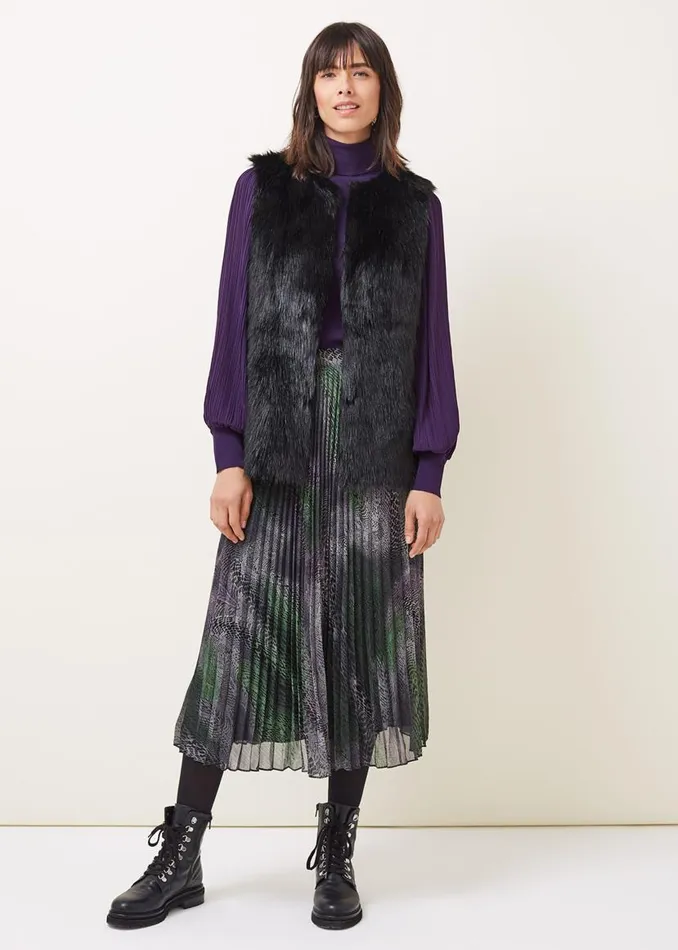 Phase Eight Skirts Camina Snake Print Pleated Maxi Skirt Blackmulti 8211 Women Phase Eight Skirts Camina Snake Print Pleated Maxi Skirt Blackmulti 8211 Women