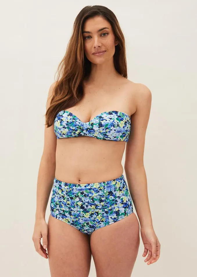 Phase Eight Swimwear Ayra Ditsy Floral Bikini Top Bluemulti 8211 Women