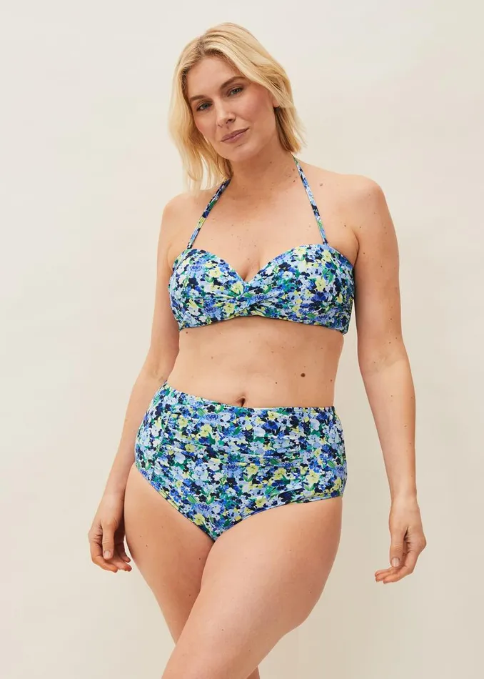 Phase Eight Swimwear Ayra Ditsy Floral Bikini Top Bluemulti 8211 Women