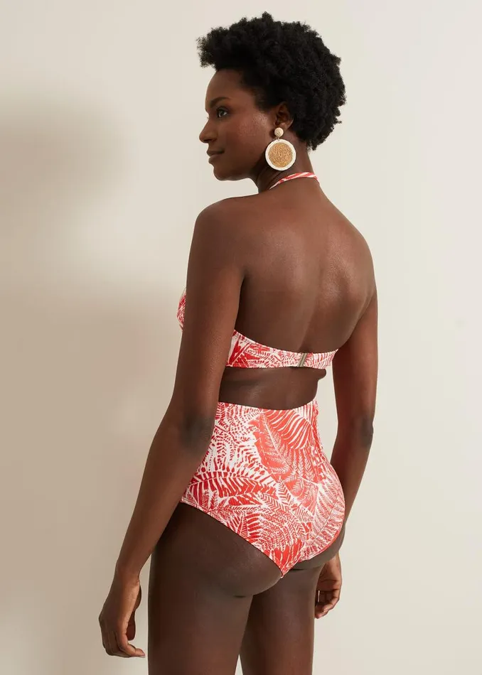 Phase Eight Swimwear Fern Bikini Top Redwhite 8211 Women