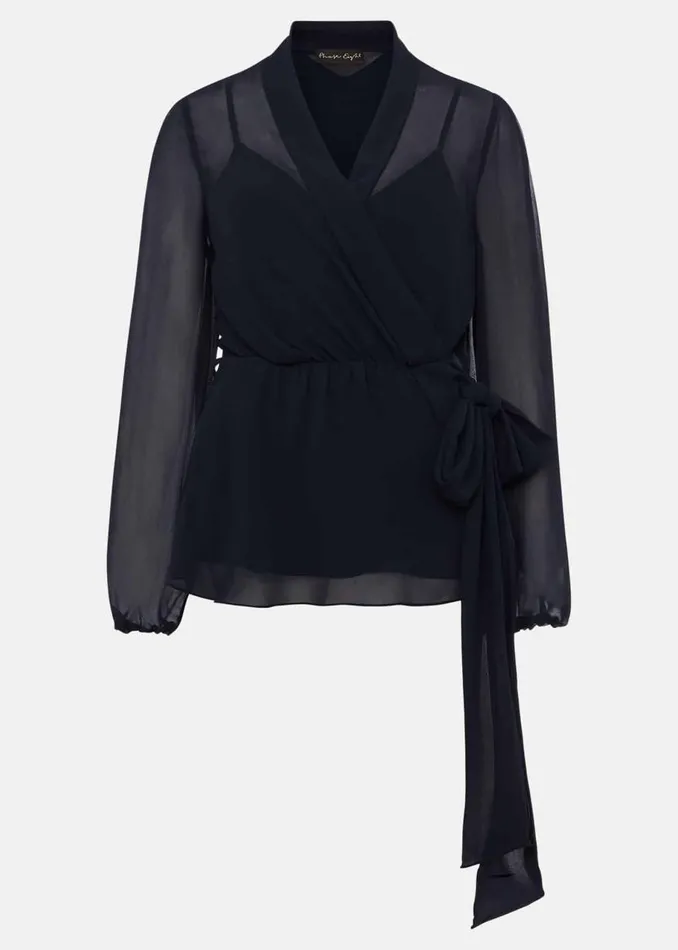 Phase Eight Tops and TShirts Florentine CoOrd Top Navy 8211 Women