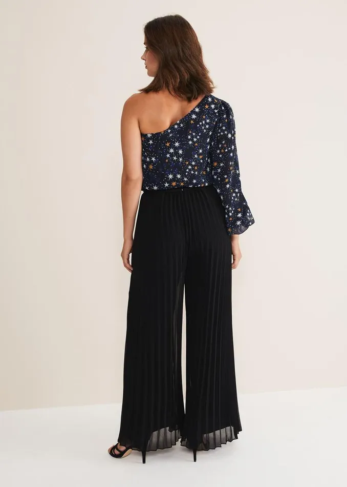 Phase Eight Trousers Sylvie Pleat Wide Leg Trousers Black 8211 Women
