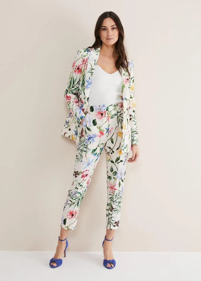 Phase Eight Trousers Ulrica Floral Cigarette Trousers Multicoloured 8211 Women Phase Eight Trousers Ulrica Floral Cigarette Trousers Multicoloured 8211 Women