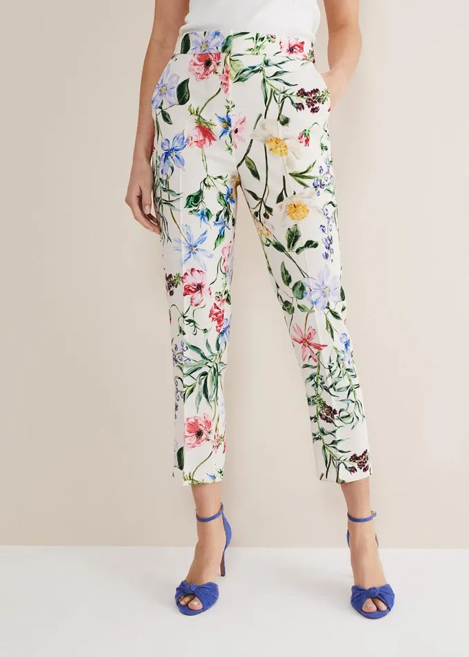 Phase Eight Trousers Ulrica Floral Cigarette Trousers Multicoloured 8211 Women Phase Eight Trousers Ulrica Floral Cigarette Trousers Multicoloured 8211 Women