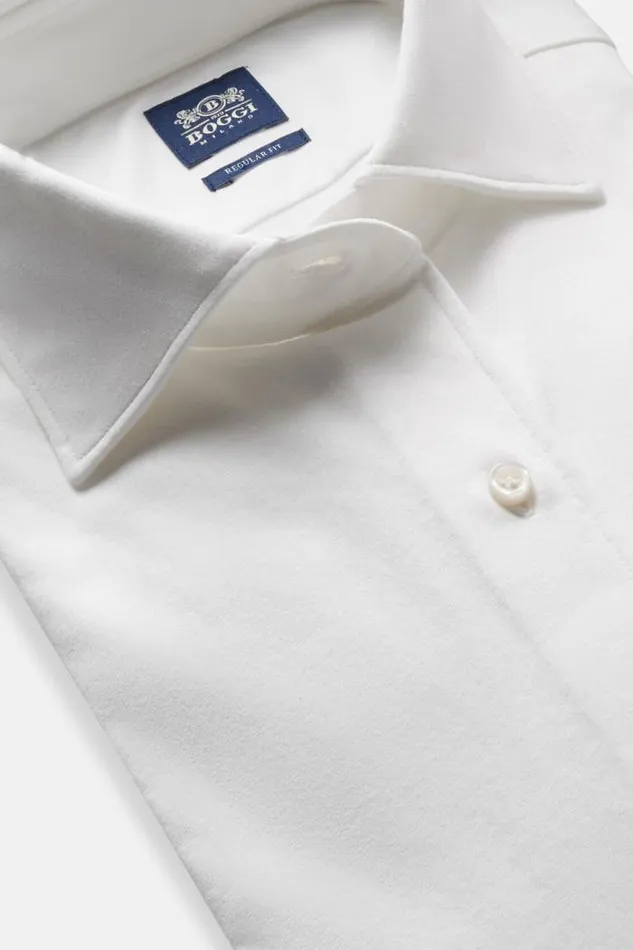Polo Shirts Men Boggi Milano Cotton Jersey Regular Fit Polo Shirt White Polo Shirts Men Boggi Milano Cotton Jersey Regular Fit Polo Shirt White