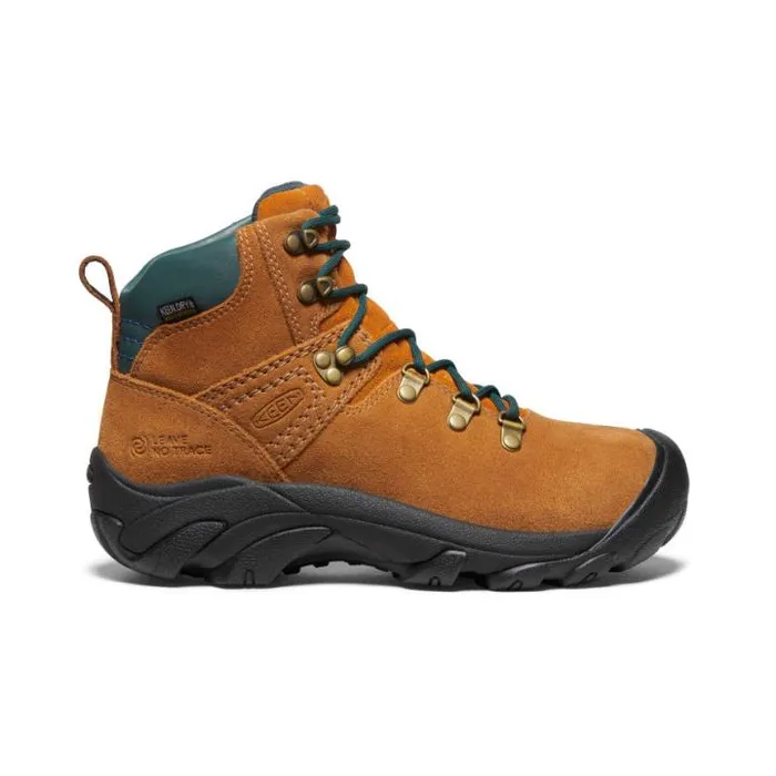 Pyrenees Brown Leather Hiking Boot Women KEEN Boots