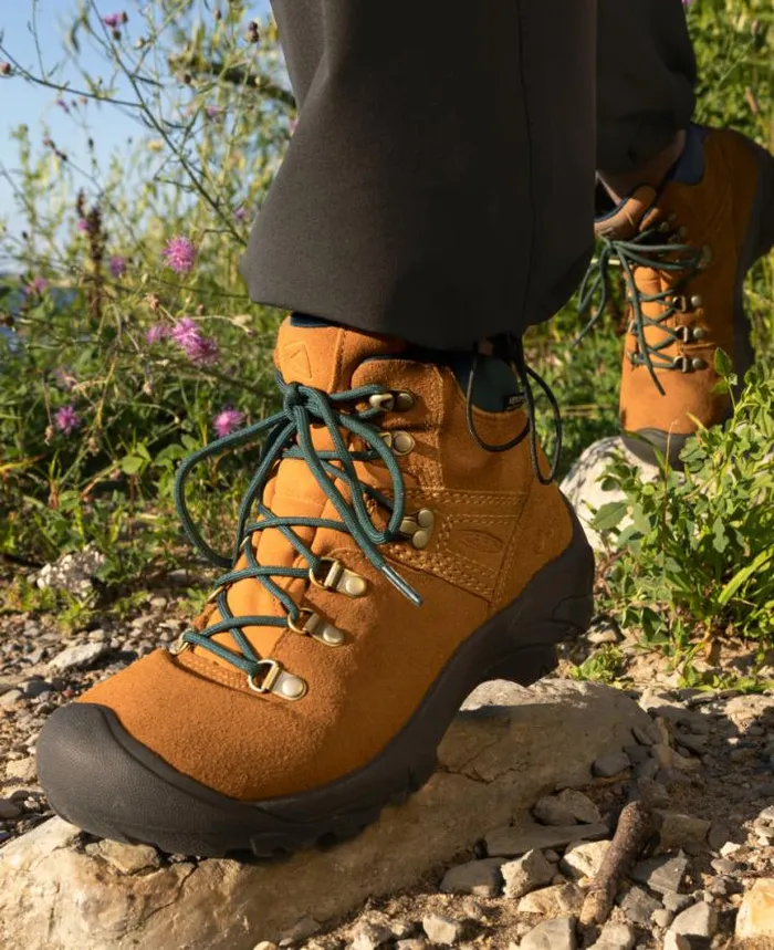 Pyrenees Brown Leather Hiking Boot Women KEEN Boots Pyrenees Brown Leather Hiking Boot Women KEEN Boots