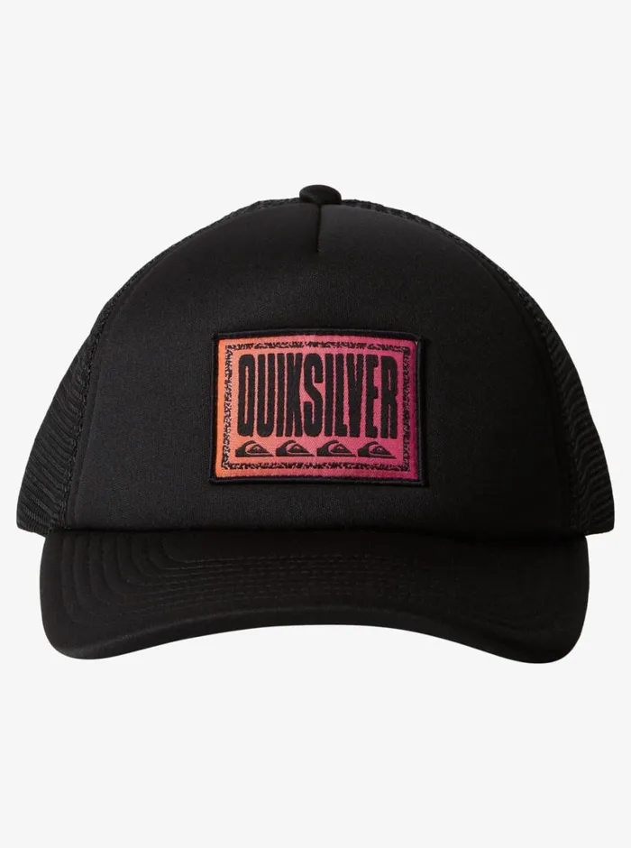 Quiksilver 816 Slab Scratch Trucker Hat Black Boys Hats Quiksilver 816 Slab Scratch Trucker Hat Black Boys Hats