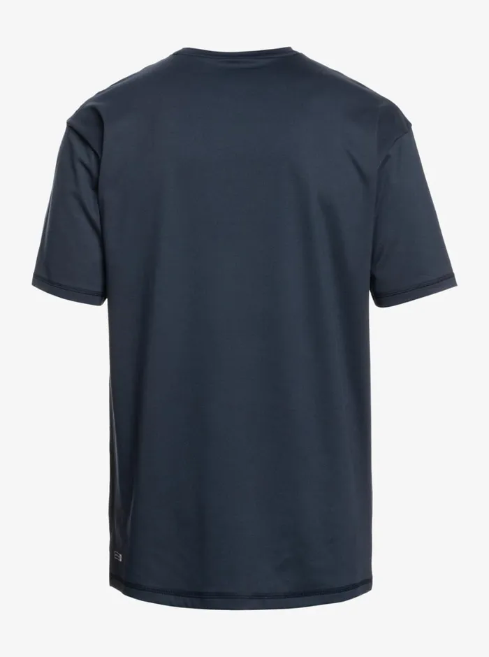 Quiksilver 816 Solid Streak Short Sleeve UPF 50 Surf TShirt Navy Blazer Boys Rashguards Quiksilver 816 Solid Streak Short Sleeve UPF 50 Surf TShirt Navy Blazer Boys Rashguards