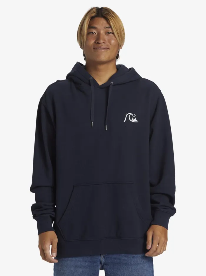 Quiksilver DNA Bubble Logo Hoodie Pullover Sweatshirt Dark Navy Mens Sweatshirts and Hoodies Quiksilver DNA Bubble Logo Hoodie Pullover Sweatshirt Dark Navy Mens Sweatshirts and Hoodies