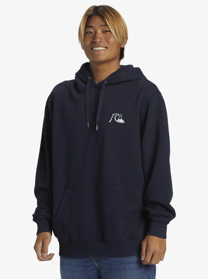 Quiksilver DNA Bubble Logo Hoodie Pullover Sweatshirt Dark Navy Mens Sweatshirts and Hoodies Quiksilver DNA Bubble Logo Hoodie Pullover Sweatshirt Dark Navy Mens Sweatshirts and Hoodies