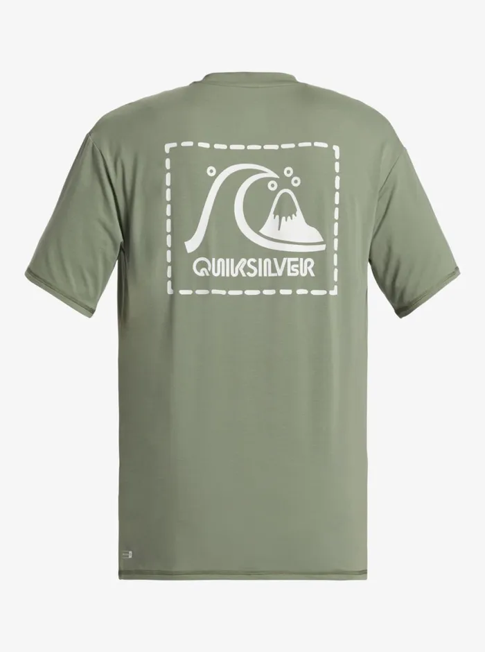 Quiksilver DNA Surf Tee Sea Spray Mens Rashguards Quiksilver DNA Surf Tee Sea Spray Mens Rashguards