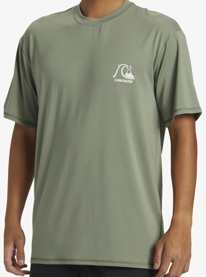 Quiksilver DNA Surf Tee Sea Spray Mens Rashguards Quiksilver DNA Surf Tee Sea Spray Mens Rashguards