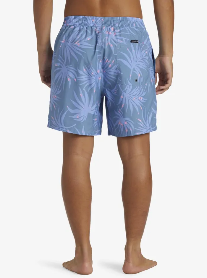 Quiksilver Everyday Mix Volley 17034 Elastic Waist Shorts Blue Shadow Mens Elastic Waist Quiksilver Everyday Mix Volley 17034 Elastic Waist Shorts Blue Shadow Mens Elastic Waist