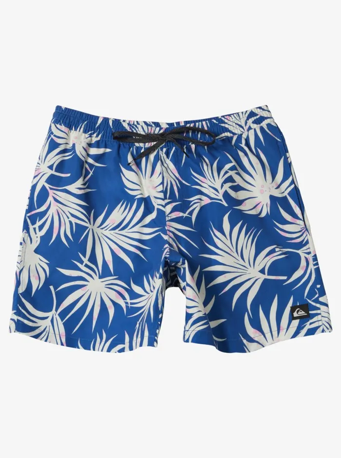 Quiksilver Everyday Mix Volley 17034 Elastic Waist Shorts Monaco Blue Mens Elastic Waist Quiksilver Everyday Mix Volley 17034 Elastic Waist Shorts Monaco Blue Mens Elastic Waist