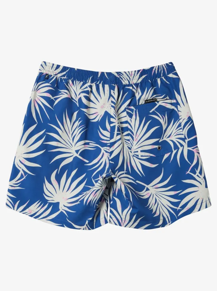 Quiksilver Everyday Mix Volley 17034 Elastic Waist Shorts Monaco Blue Mens Elastic Waist Quiksilver Everyday Mix Volley 17034 Elastic Waist Shorts Monaco Blue Mens Elastic Waist