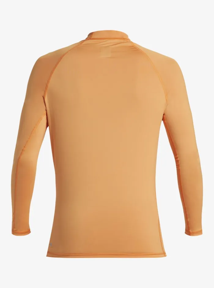 Quiksilver Everyday UPF50 Long Sleeve Surf Tee Tangerine Mens Rashguards Quiksilver Everyday UPF50 Long Sleeve Surf Tee Tangerine Mens Rashguards