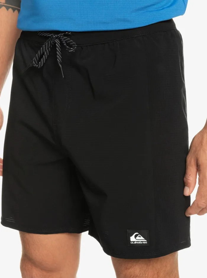 Quiksilver Highline Omni Short 17034 Volleys Black Mens Shorts and Amphibians Quiksilver Highline Omni Short 17034 Volleys Black Mens Shorts and Amphibians