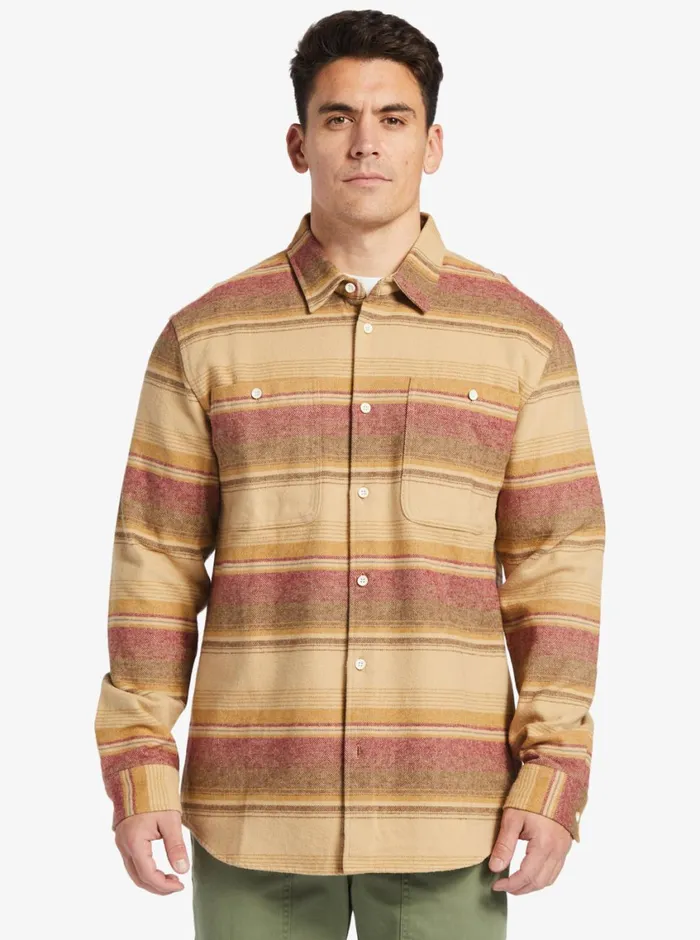 Quiksilver Lowest Tide Flannel Long Sleeve Top Inscense Lowest Tide MensWaterman Shirts and Polos Quiksilver Lowest Tide Flannel Long Sleeve Top Inscense Lowest Tide MensWaterman Shirts and Polos