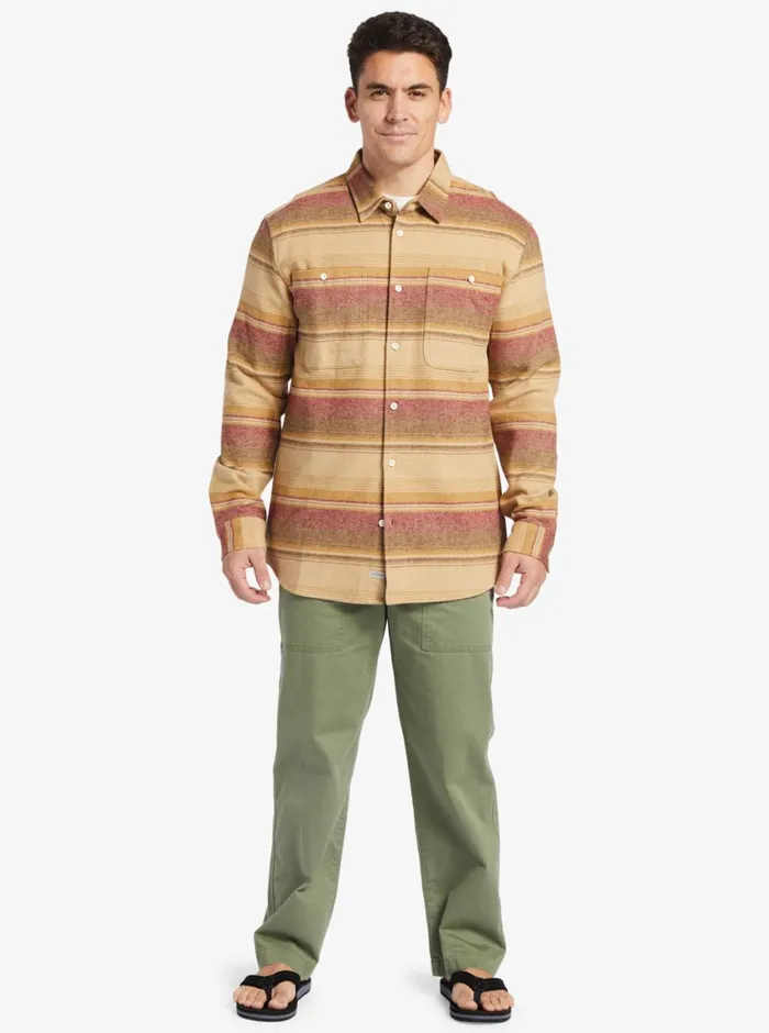 Quiksilver Lowest Tide Flannel Long Sleeve Top Inscense Lowest Tide MensWaterman Shirts and Polos Quiksilver Lowest Tide Flannel Long Sleeve Top Inscense Lowest Tide MensWaterman Shirts and Polos