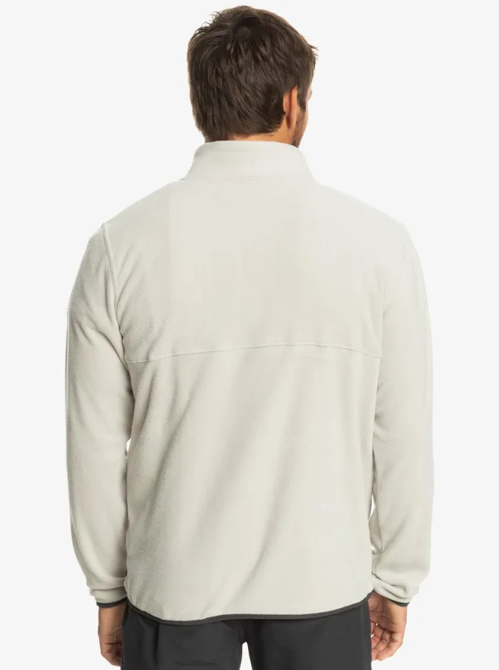 Quiksilver No Destination Snap Fleece Pullover Gray Violet Mens Sweatshirts and Hoodies Quiksilver No Destination Snap Fleece Pullover Gray Violet Mens Sweatshirts and Hoodies