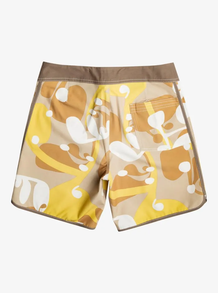 Quiksilver Original Scallop Andy Y Andy 18034 Boardshorts Incense Mens Boardshorts