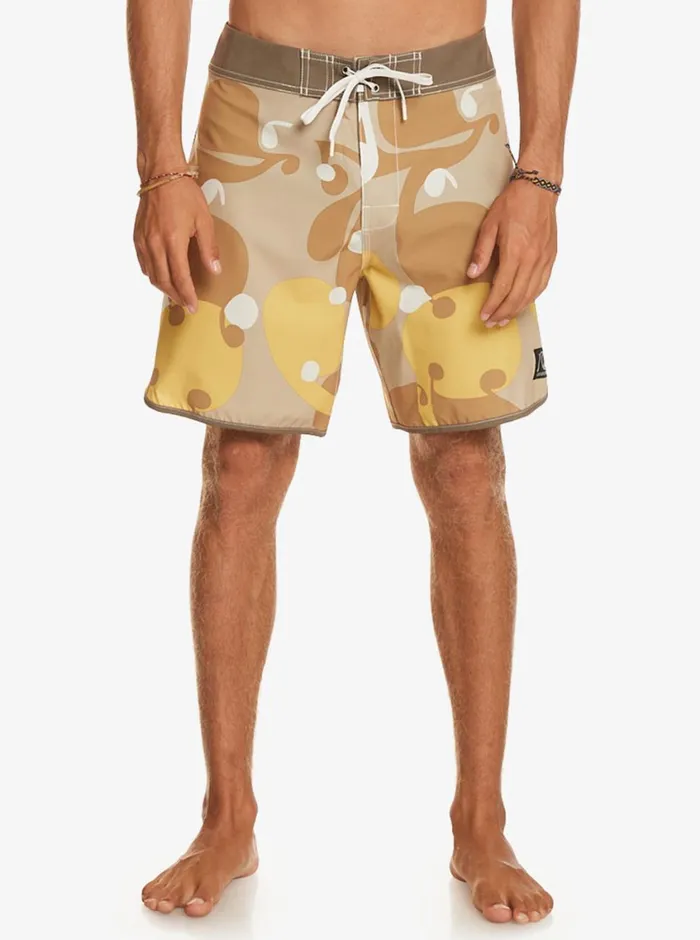 Quiksilver Original Scallop Andy Y Andy 18034 Boardshorts Incense Mens Boardshorts