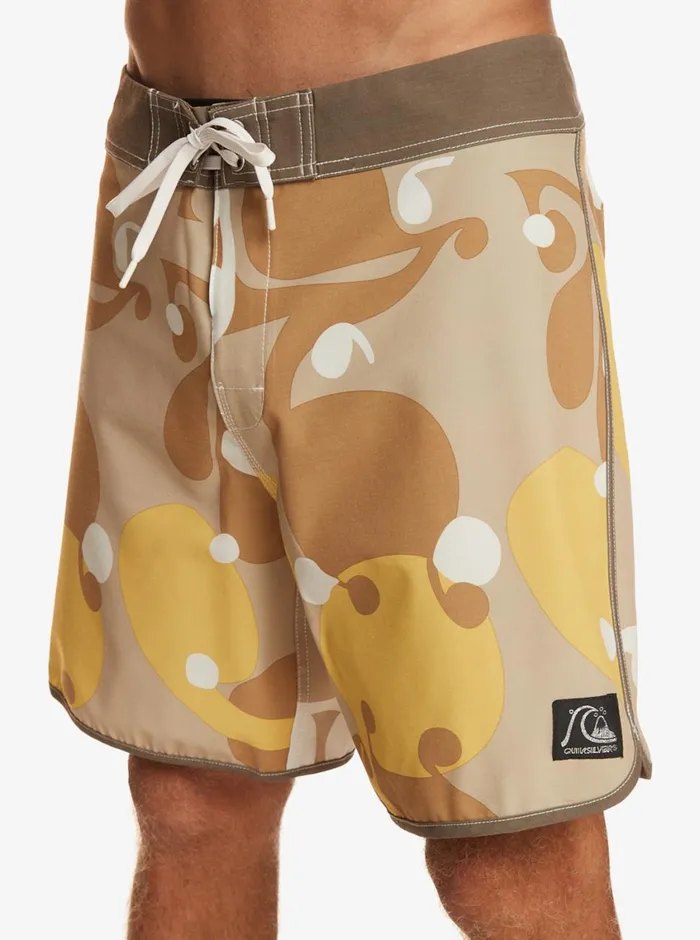 Quiksilver Original Scallop Andy Y Andy 18034 Boardshorts Incense Mens Boardshorts